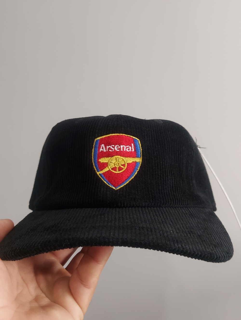 Arsenal Custom Embrpidered Dad Cap Strapback Corduroy